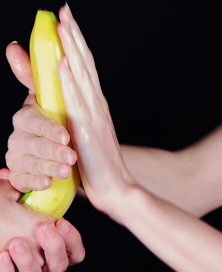 Massage to enhance members using a banana instance