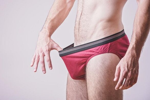 A man saw his underwear and wanted to enlarge his penis